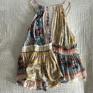 Free people cutout tank top